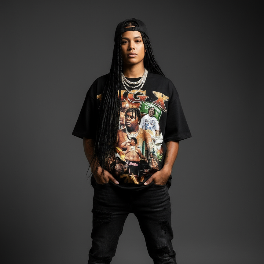 Big X Tha Plug Graphic T-Shirt OffCentre Clothing