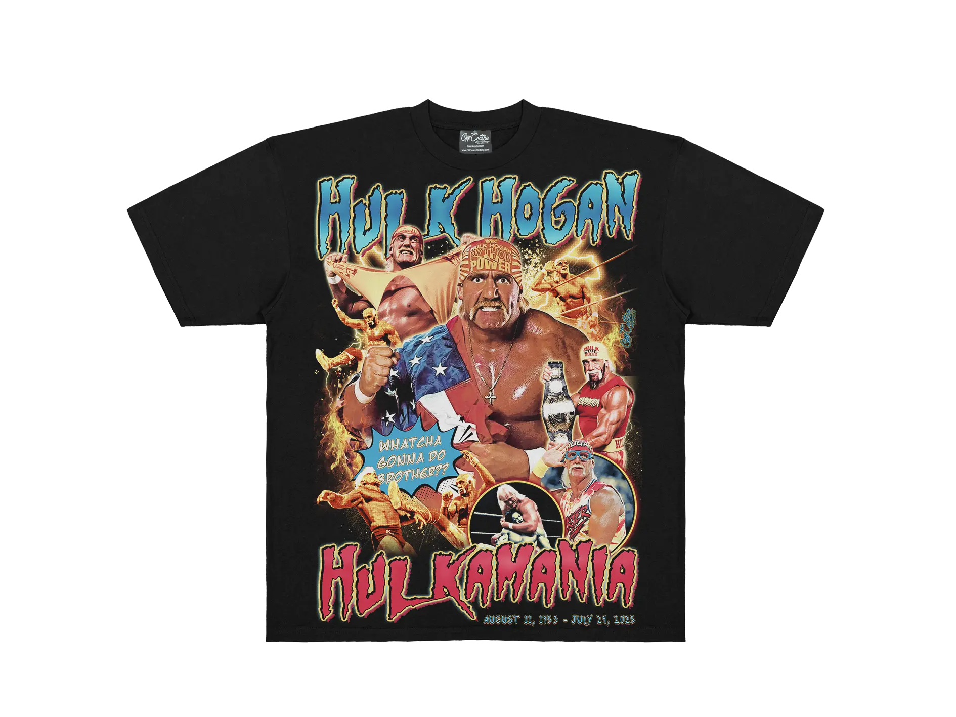 Hulk Hogan Graphic Tee OffCentre Clothing