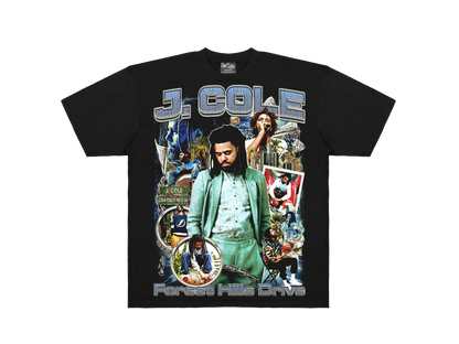 J.Cole Forest Hills Drive Graphic Tee OffCentre Clothing 