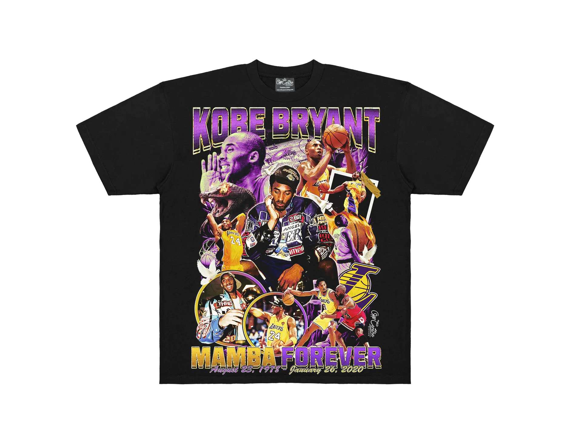 Kobe Bryant - Mamba - Graphic Tee OffCentre Clothing 