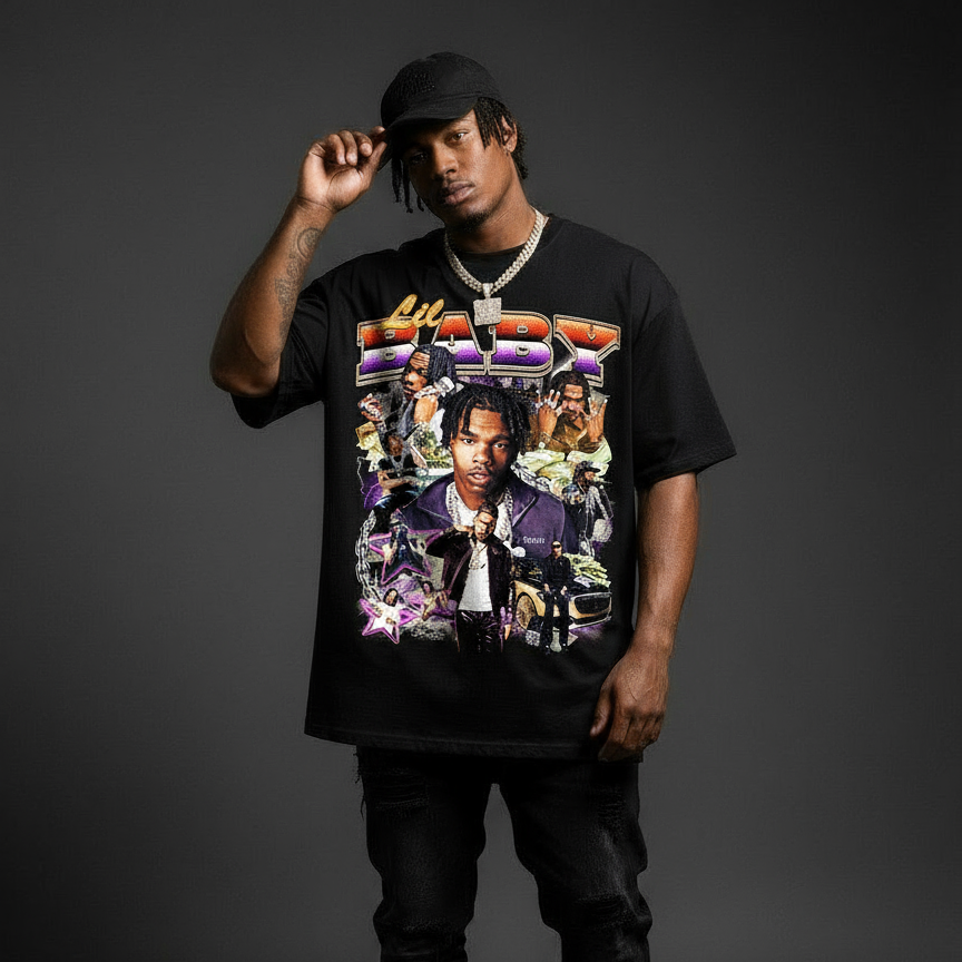 Lil Baby - Graphic T-Shirt - OffCentre Clothing 